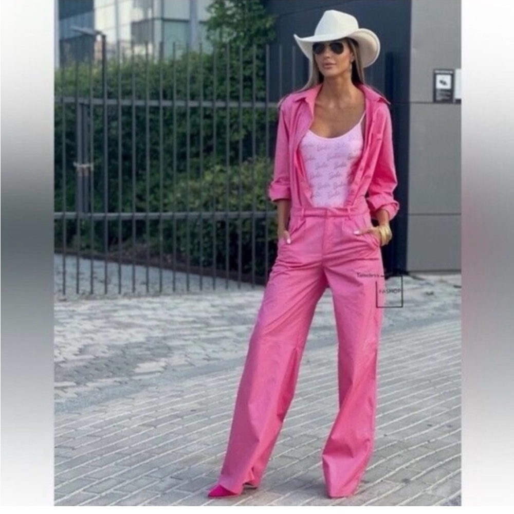 Zara Vibrant Pink Jumpsuit